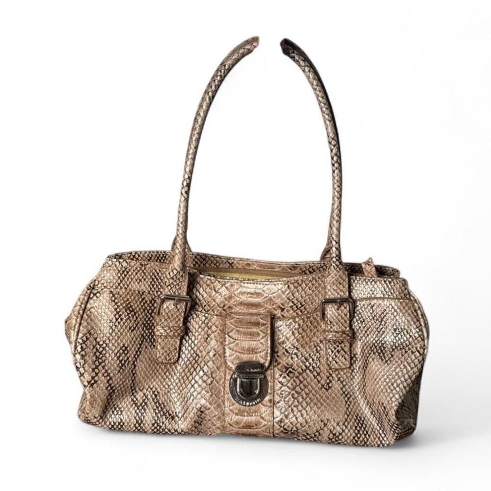 Vintage snakeskin shoulder bag